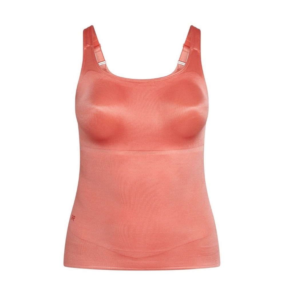 Ruby Ribbon Lace Cami Sz 44 Copper Color Shapewear Style 3022 Sculpting Tank Top - Picture 1 of 12